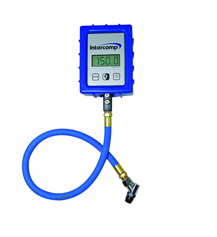 150 PSI Digital Air Pressure Gauge With Angle Chuck